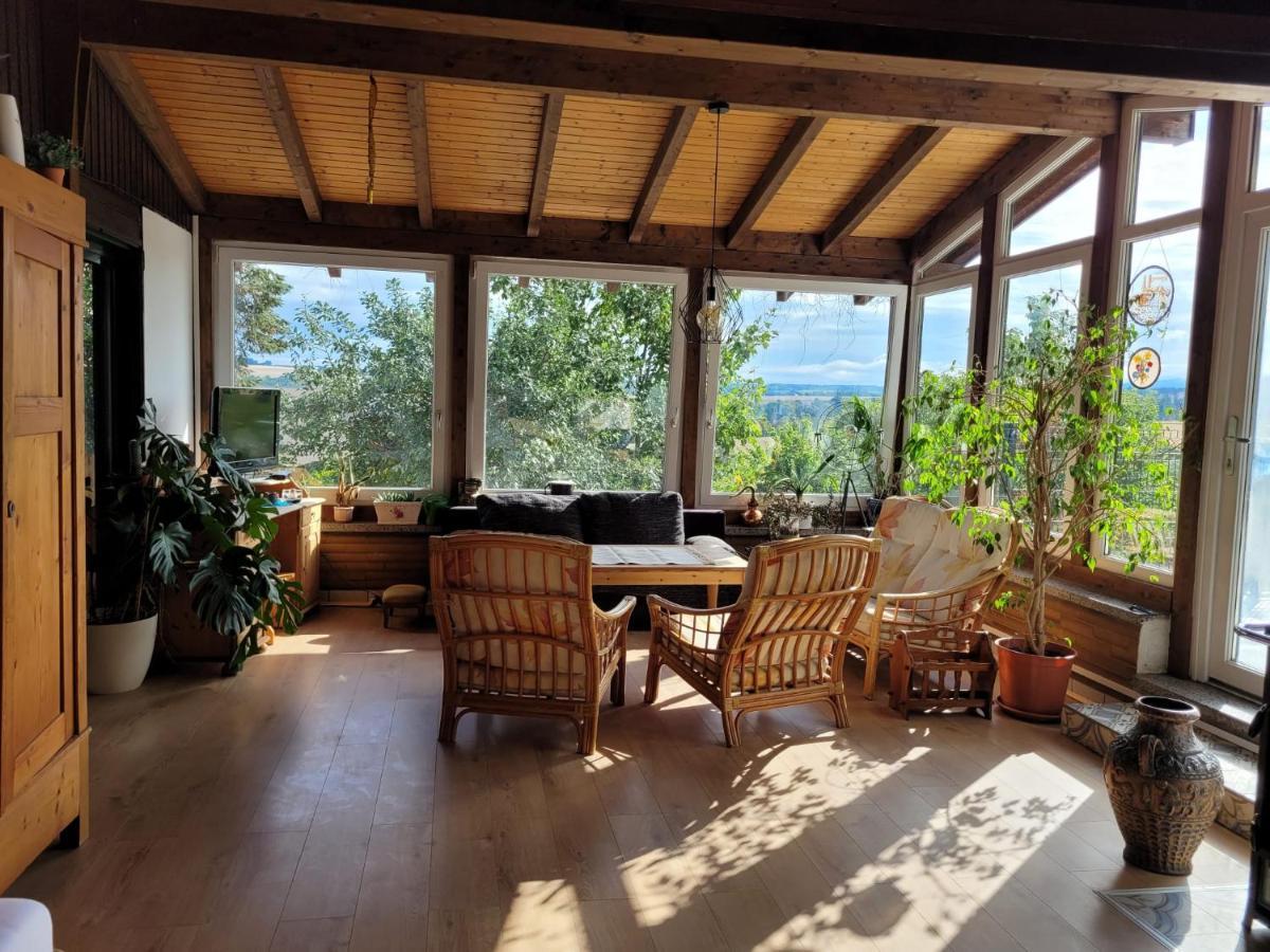Ferienwohnung Ruheidylle Weitblick Kleinich Exterior foto